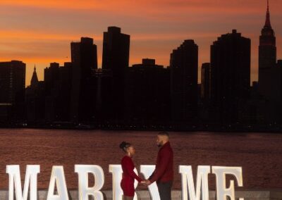surprise marriage proposal in brroklyn bridge
